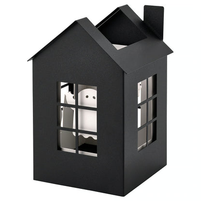 IKEA KUSTFYR Tealight holder, black, 17 cm (7 ")