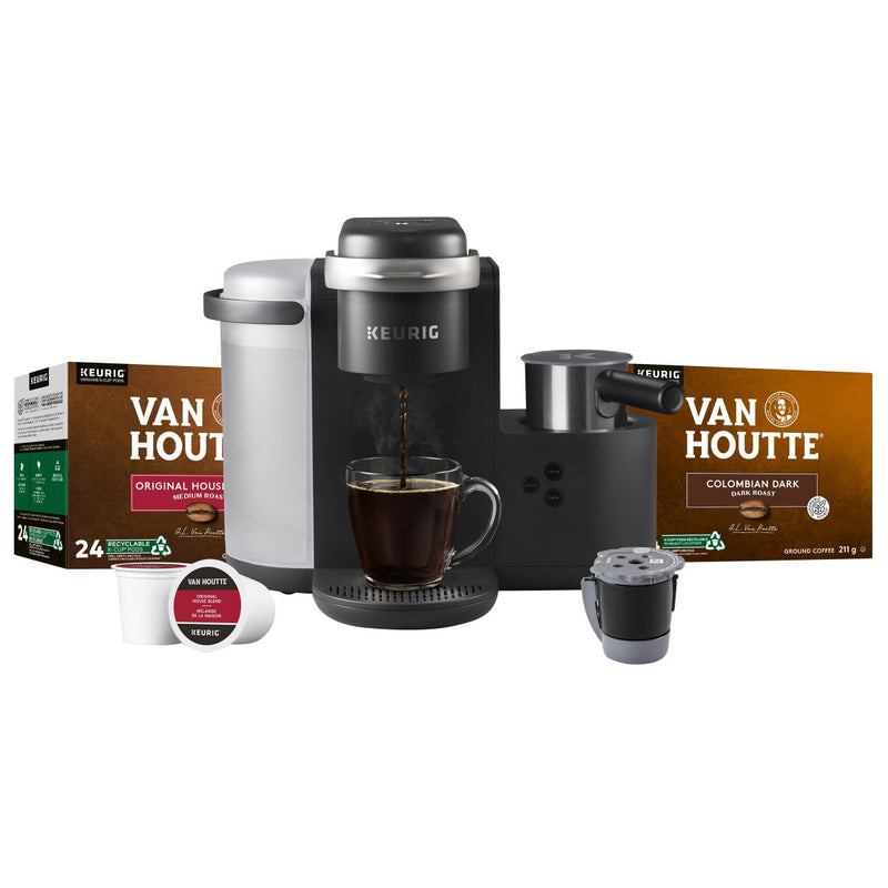 Ensemble cafetière Keurig K-Café avec mousseur à lait