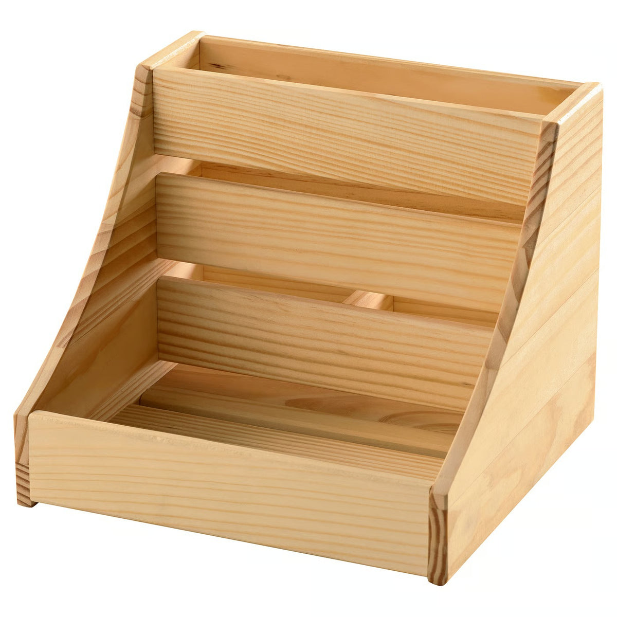 IKEA CHOKLADHAJ Kitchen countertop organizer, wood, 20x18x16 cm (7 7/8x7 1/8x6 1/4 ")
