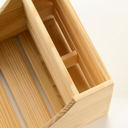IKEA CHOKLADHAJ Kitchen countertop organizer, wood, 20x18x16 cm (7 7/8x7 1/8x6 1/4 ")