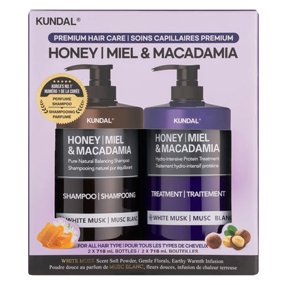 Kundal Honey and Macadamia Shampoo and Treatment, 2 x 718 mL