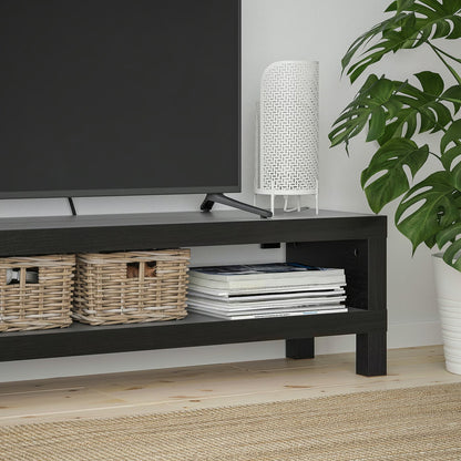 IKEA LACK TV bench, black-brown, 120x35x36 cm (47 1/4x13 3/4x14 1/8 ")