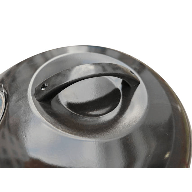 LAFLAMME & CO 14-in Portable Black Rolled Steel Charcoal BBQ Grill