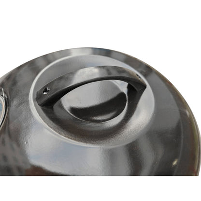 LAFLAMME & CO 14-in Portable Black Rolled Steel Charcoal BBQ Grill
