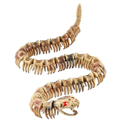 LED Decayed Skeleton Rattlesnake