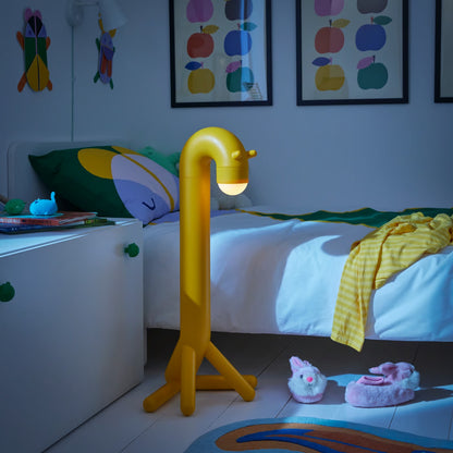 IKEA GREJSIMOJS LED decorative light, floor, giraffe/yellow battery operated