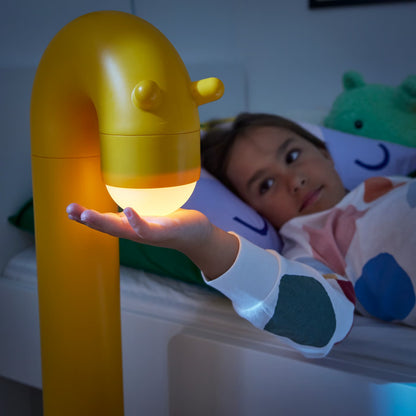 IKEA GREJSIMOJS LED decorative light, floor, giraffe/yellow battery operated