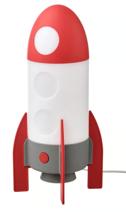 IKEA AFTONSPARV LED table lamp, rocket/multicolor
