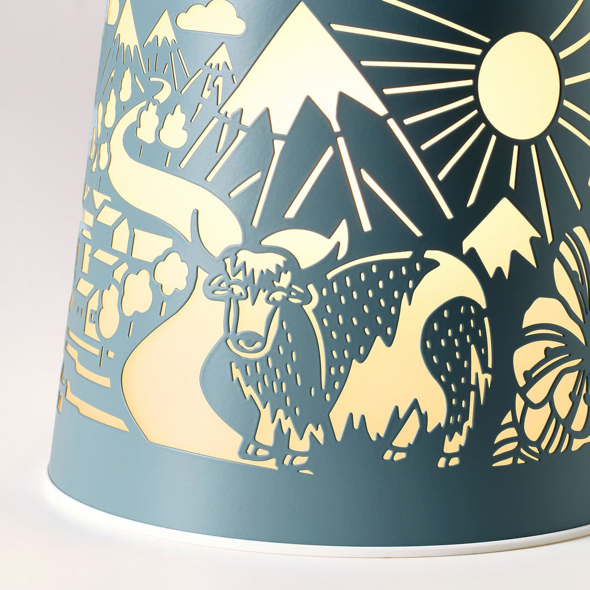 IKEA SOLSKUR LED Table Lamp, Light Blue/Nickel-Plated, Children's Room Decorative Lighting