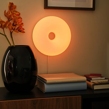 IKEA VARMBLIXT LED table/wall lamp, dimmable smart/white glass color and white spectrum, 30 cm (12 ")