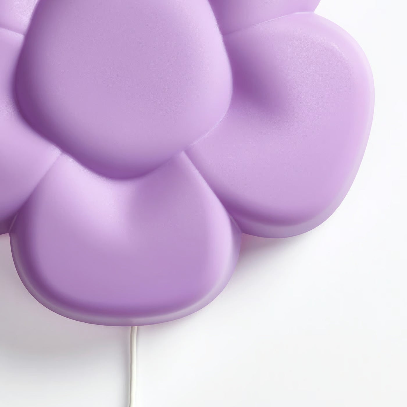 IKEA UPPLYST LED wall lamp, flower lilac