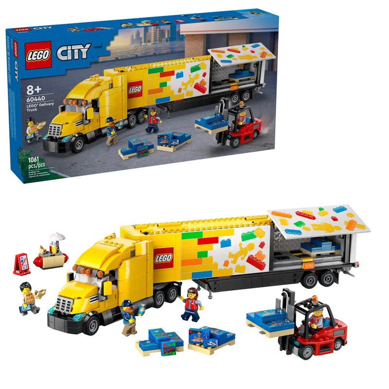 Ensemble de construction LEGO City Camion de livraison jaune 60440