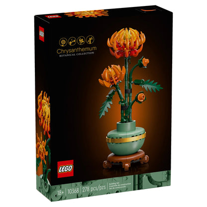 LEGO Icons 10368 Chrysanthemum Flower Display Set for Home