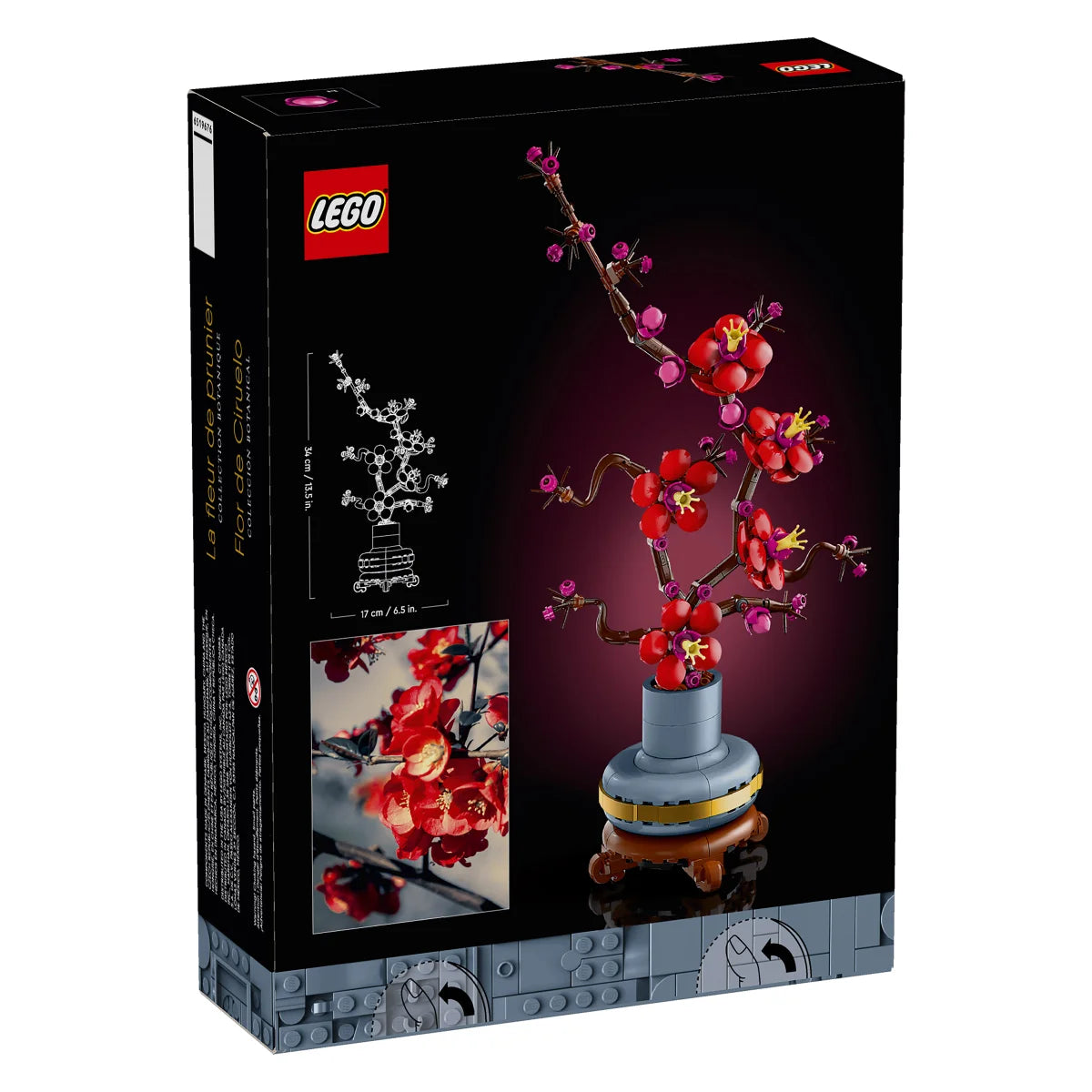LEGO Icons 10369 Plum Blossom Flower Décor for Office