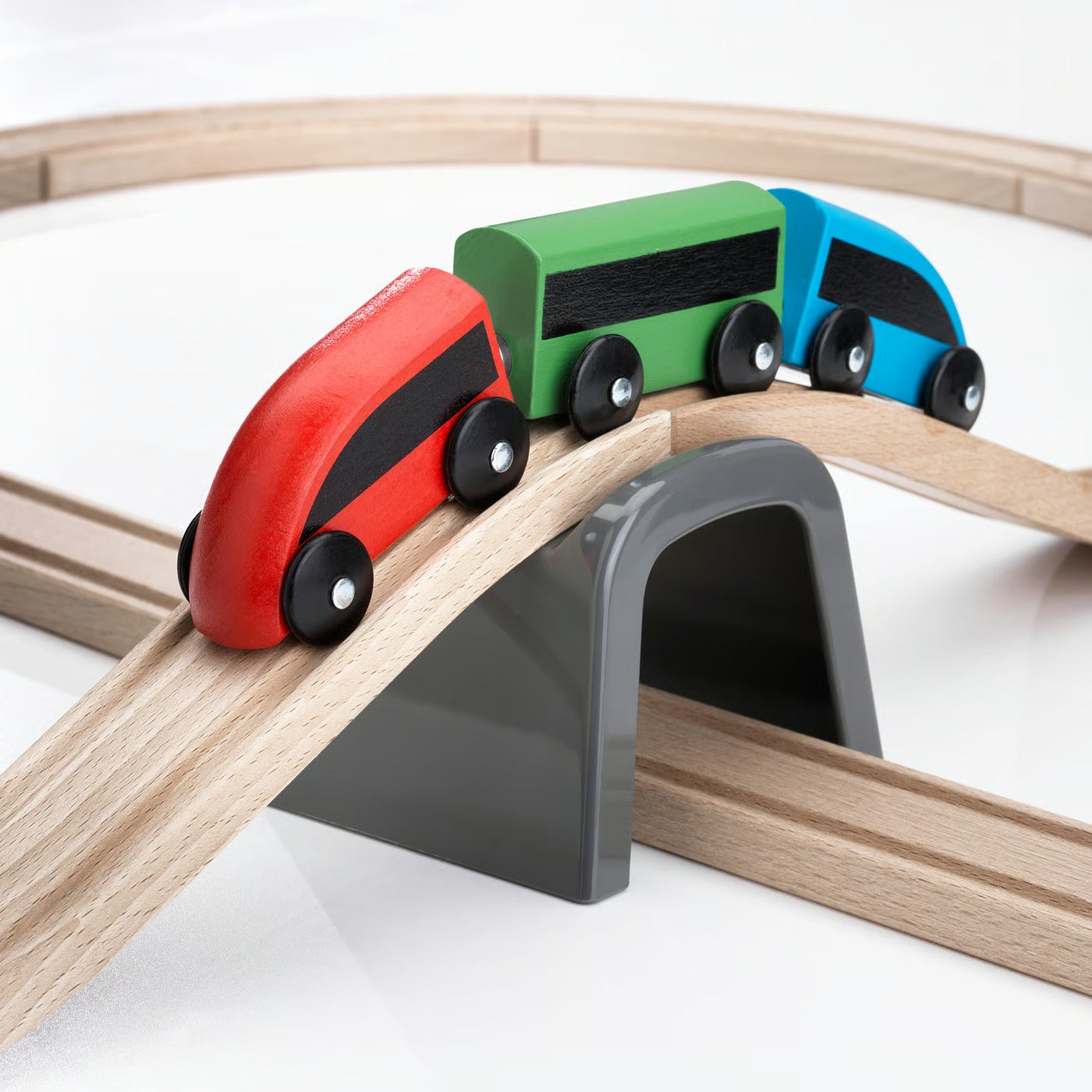 (20 Piece) IKEA LILLABO  basic train set, Multicolor