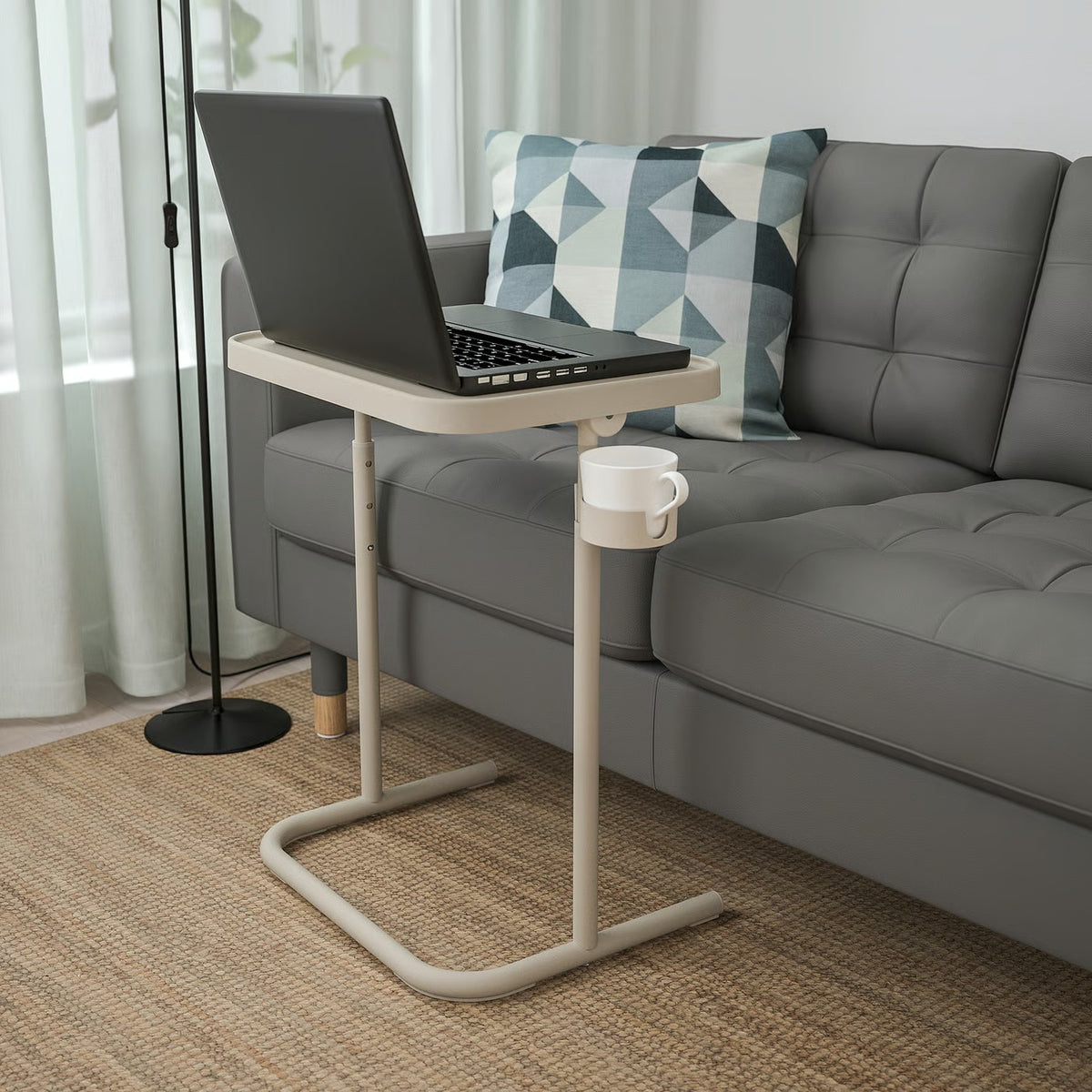 IKEA BJÖRKÅSEN Laptop stand, beige