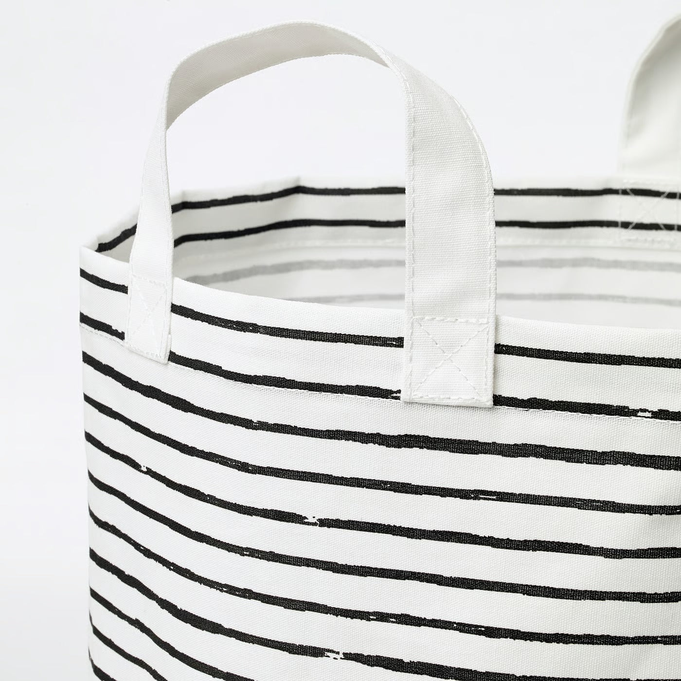 IKEA KLUNKA Laundry bag, white/black, 60 l (16 gallon)