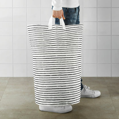 IKEA KLUNKA Laundry bag, white/black, 60 l (16 gallon)