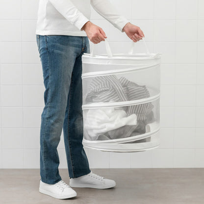IKEA FYLLEN Laundry basket, white, 79 l (21 gallon)
