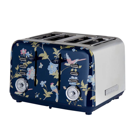 Laura Ashley 4-Slice Toaster, Blue