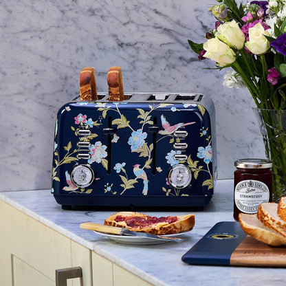 Laura Ashley 4-Slice Toaster, Blue