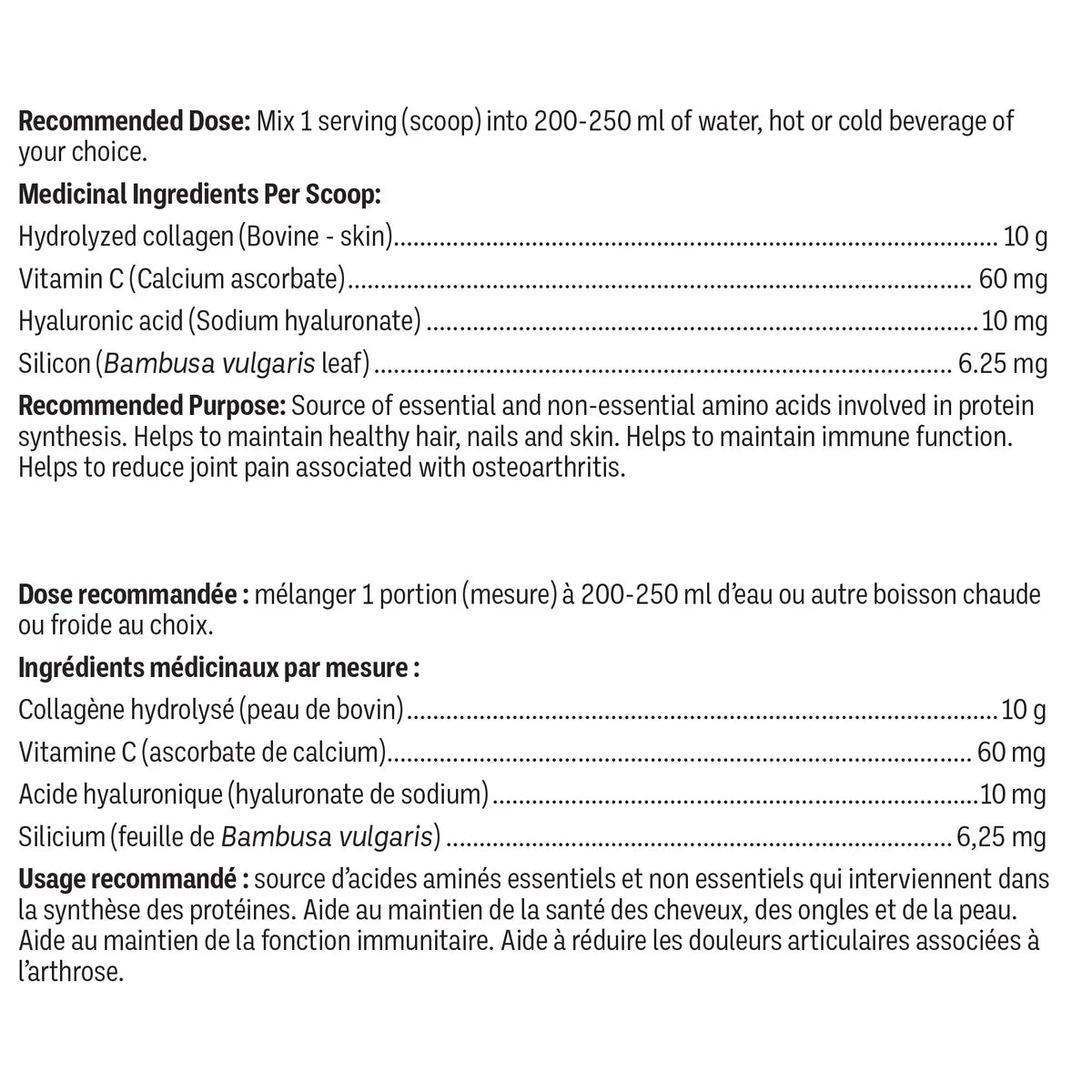 LeanFit Unflavoured Collagen, 1 kg