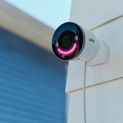 Lorex 2K Battery Video Doorbell and 4K Spotlight IndoorOutdoor Wi-Fi Security Camera