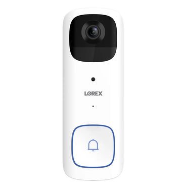 Lorex 2K Battery Video Doorbell and 4K Spotlight IndoorOutdoor Wi-Fi Security Camera