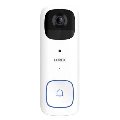 Lorex 2K Battery Video Doorbell and 4K Spotlight IndoorOutdoor Wi-Fi Security Camera
