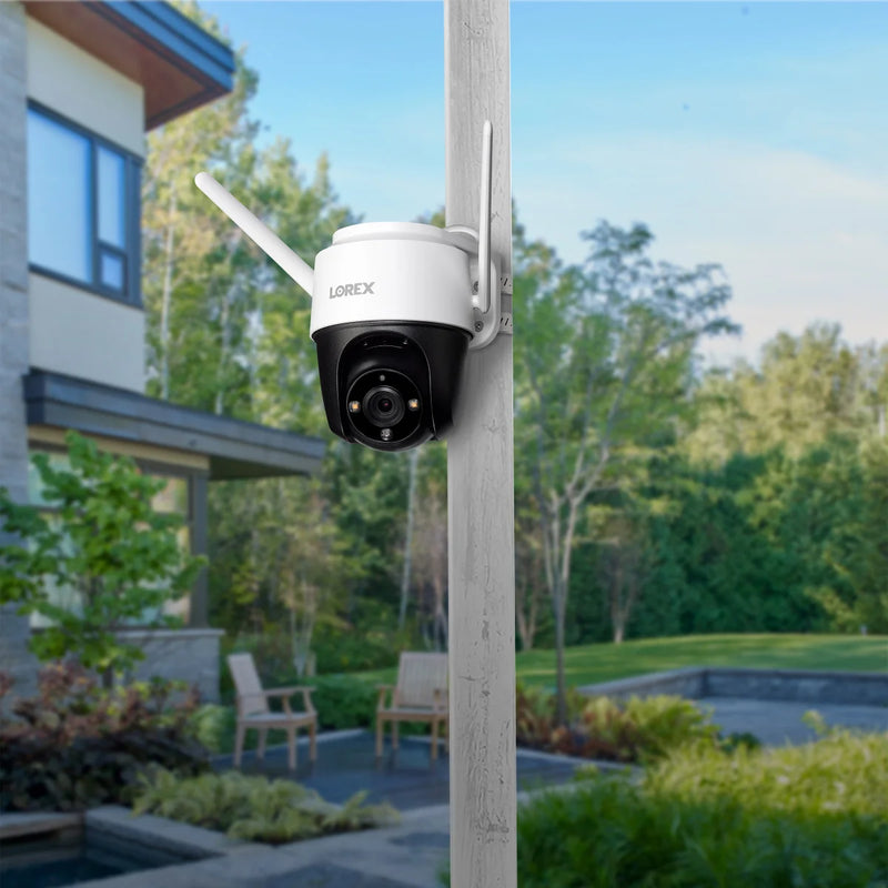 Lorex 2K Pan-Tilt Outdoor Wi-Fi Security Camera 2-pack