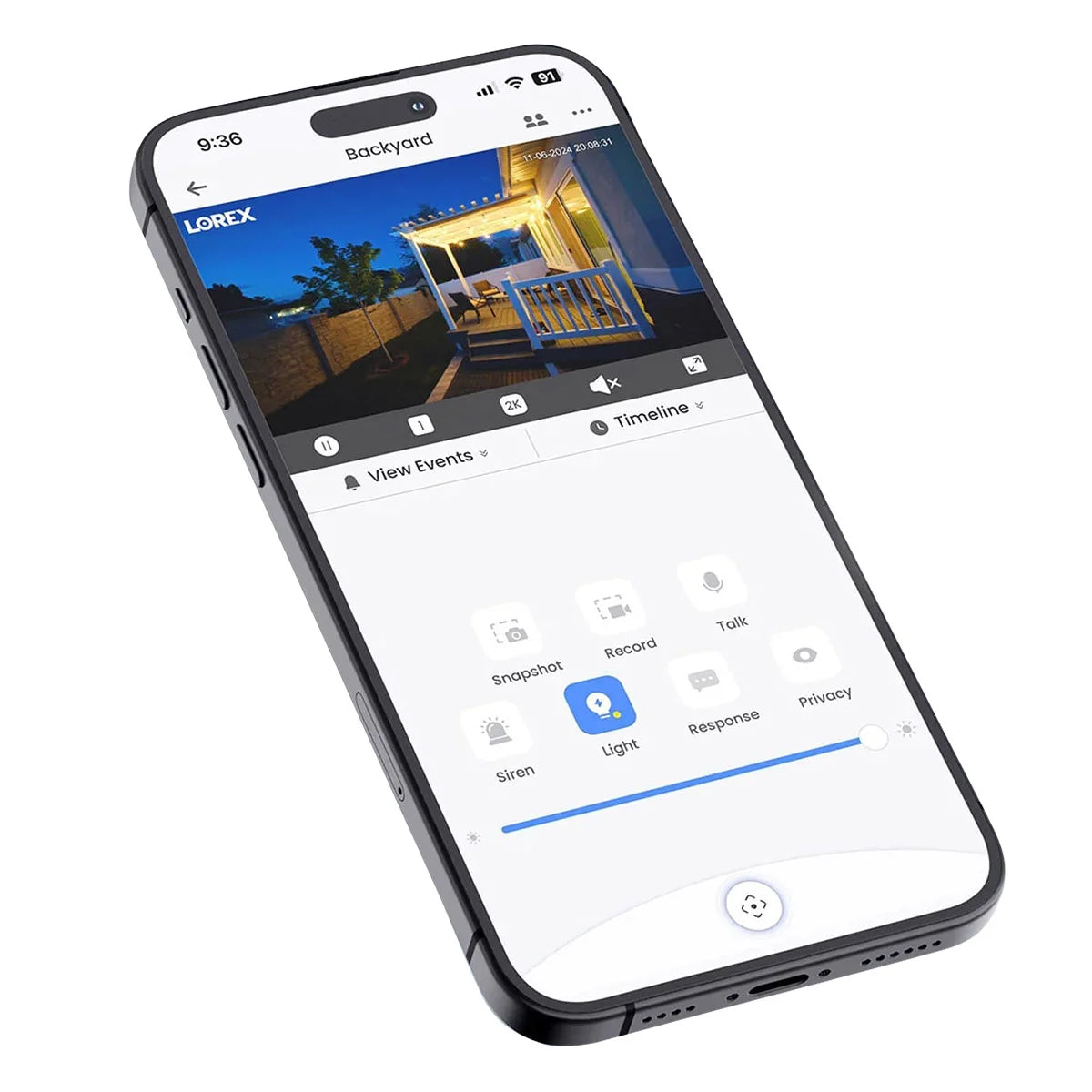 Lorex 2K Wi-Fi Smart Security Camera Lightbulb, 2-pack