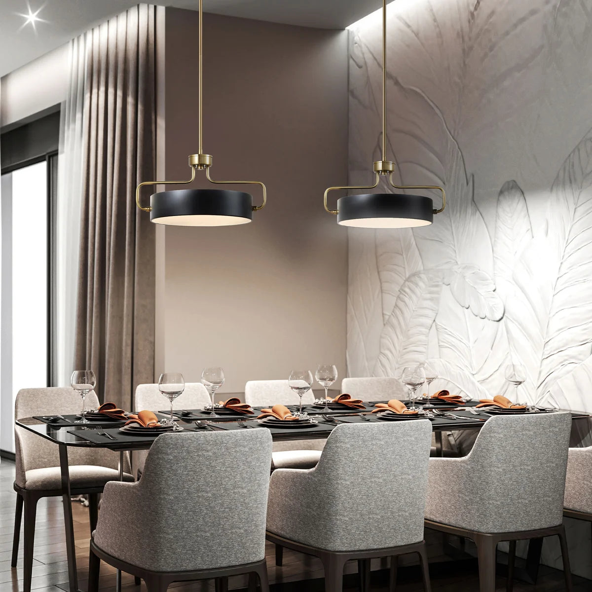 Loxley Rowe Modern Libra Pendant Light