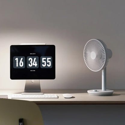 Lumena FAN STAND 4 Cordless 2-Pack 7" Compact Desk Fan – Portable Oscillating Air Cooler