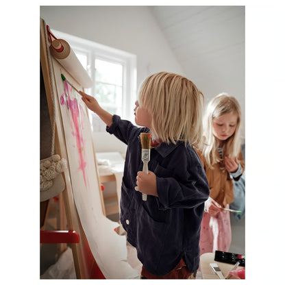IKEA Kids Double-Sided Wooden Easel with Chalkboard & Whiteboard