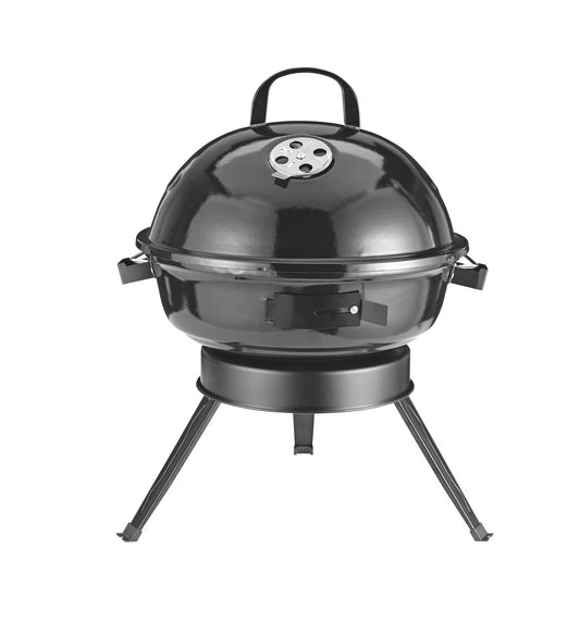 MASTER Chef Portable Charcoal Kettle BBQ Grill with Folding Legs