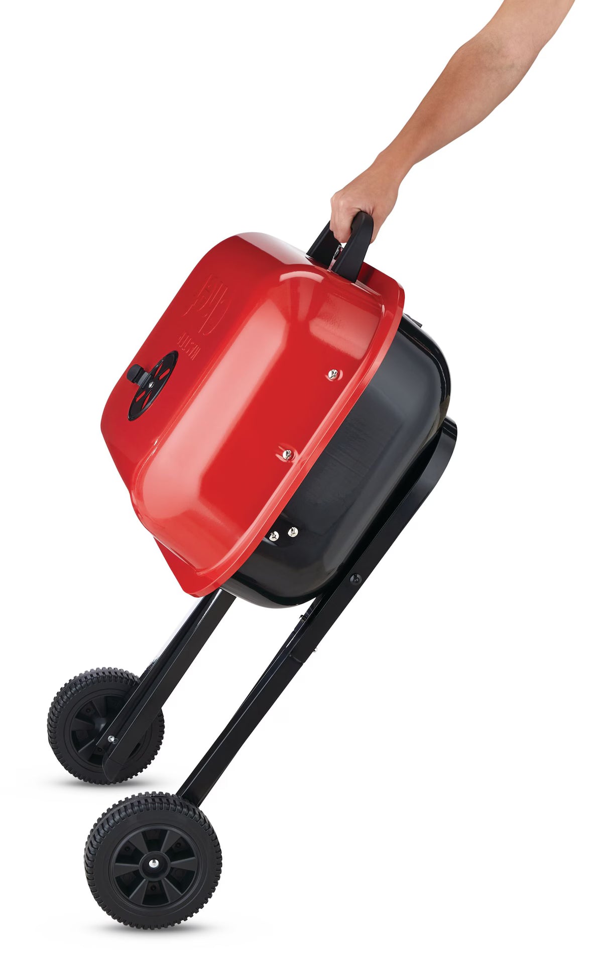 MASTER Chef Portable Americana Walk-A-Bout Charcoal BBQ Grill with Folding Legs