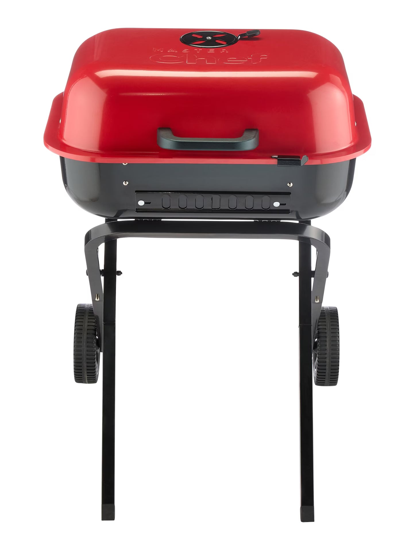 MASTER Chef Portable Americana Walk-A-Bout Charcoal BBQ Grill with Folding Legs