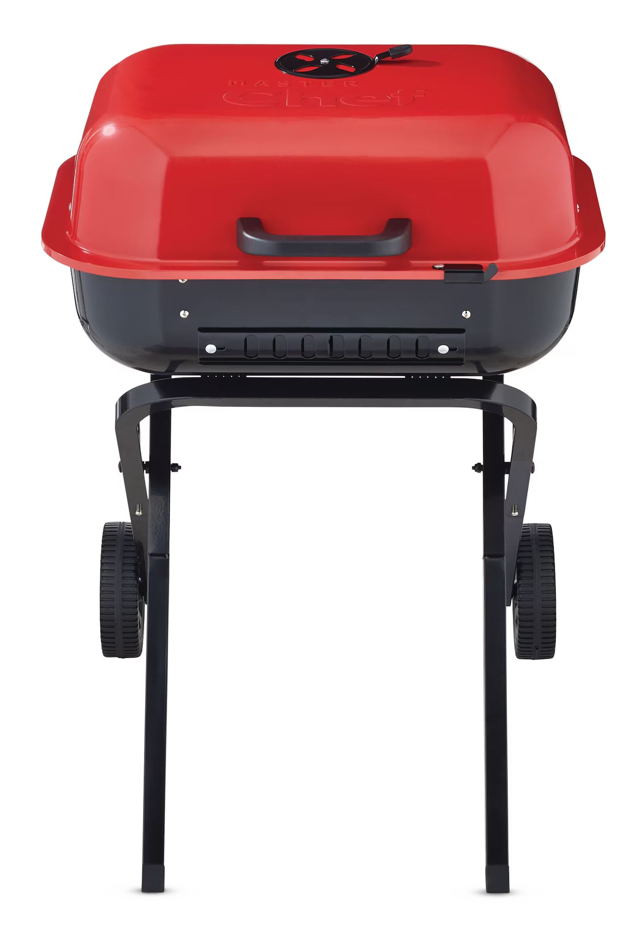 MASTER Chef Portable Americana Walk-A-Bout Charcoal BBQ Grill with Folding Legs