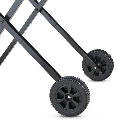 MASTER Chef Portable Americana Walk-A-Bout Charcoal BBQ Grill with Folding Legs