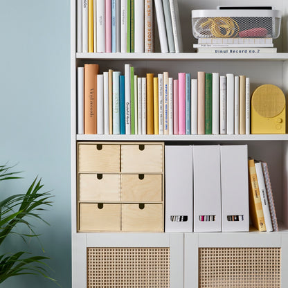 IKEA MOPPE Mini chest of drawers, birch plywood, 31x18x32 cm (12 ¼x7x12 5/8 ")