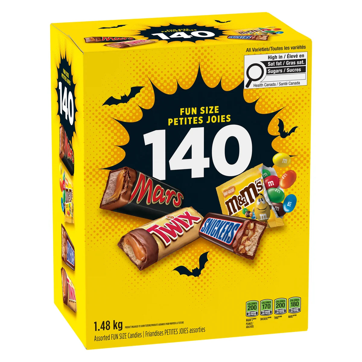 Mars Assorted Fun Sized Chocolate Candy 1.48 kg