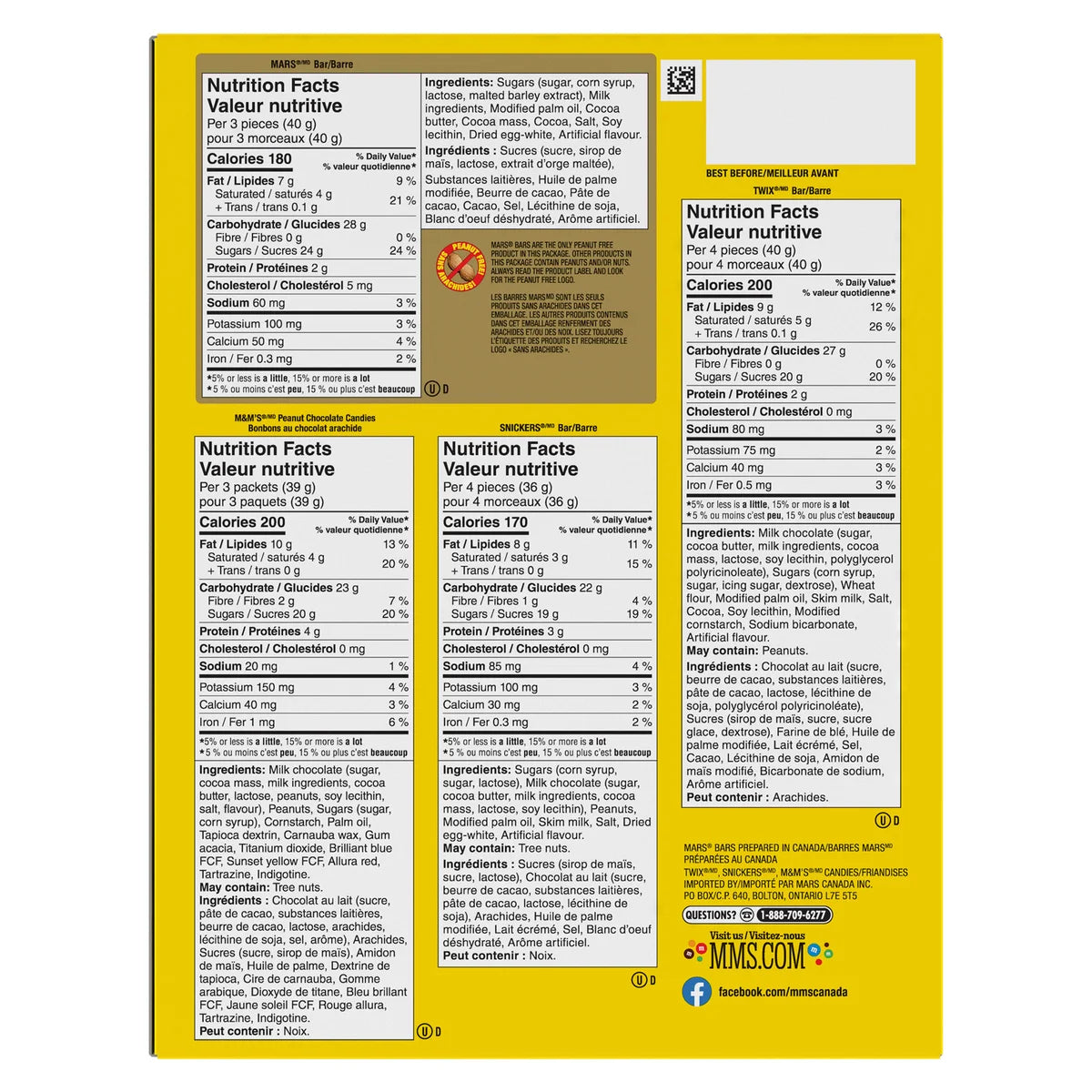 Mars Assorted Fun Sized Chocolate Candy 1.48 kg