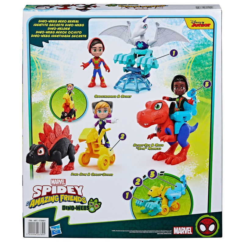 Marvel Spidey and His Amazing Friends Dino-Webs Hero Reveal