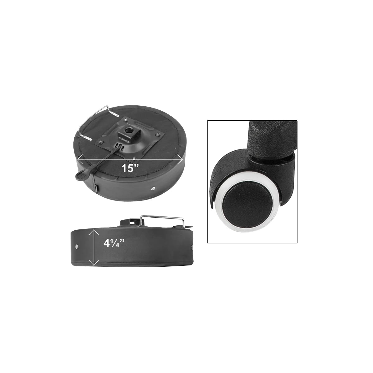 Master Adjustable Rolling Massage Stool