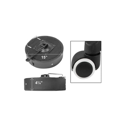 Master Adjustable Rolling Massage Stool