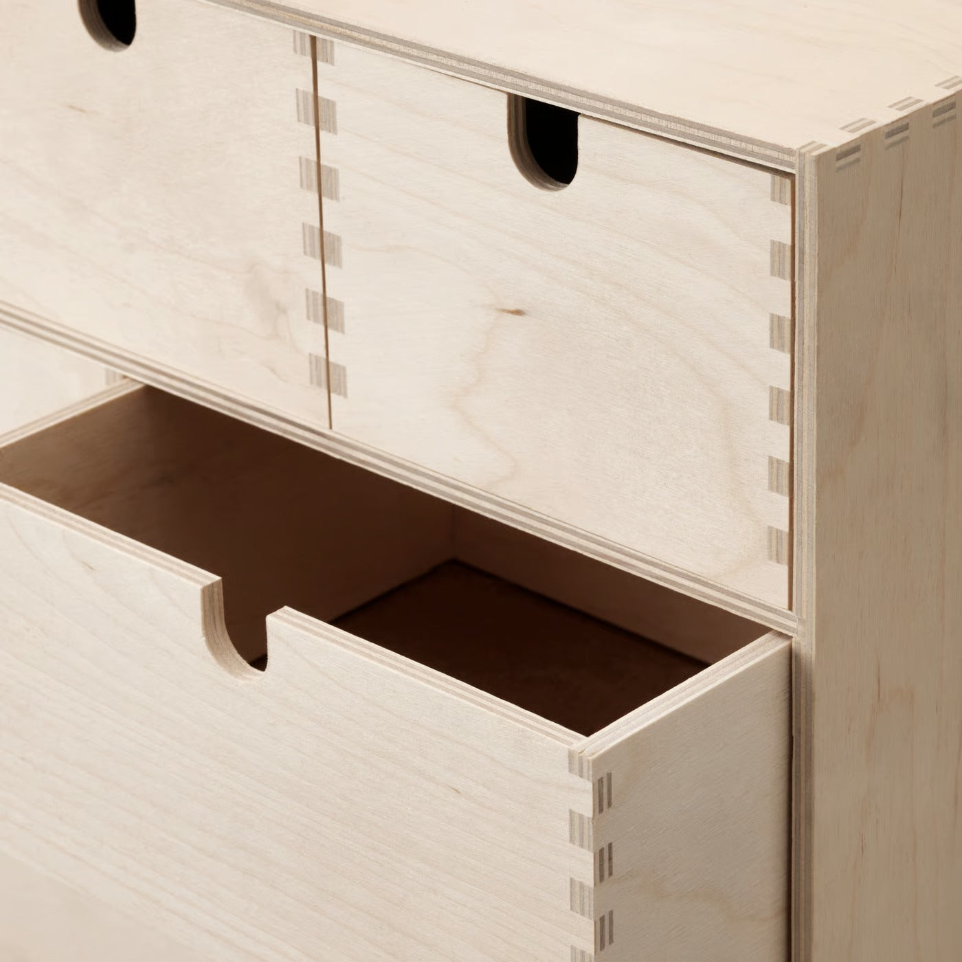IKEA MOPPE Mini chest of drawers, birch plywood, 42x18x32 cm (16 ½x7x12 5/8 ")