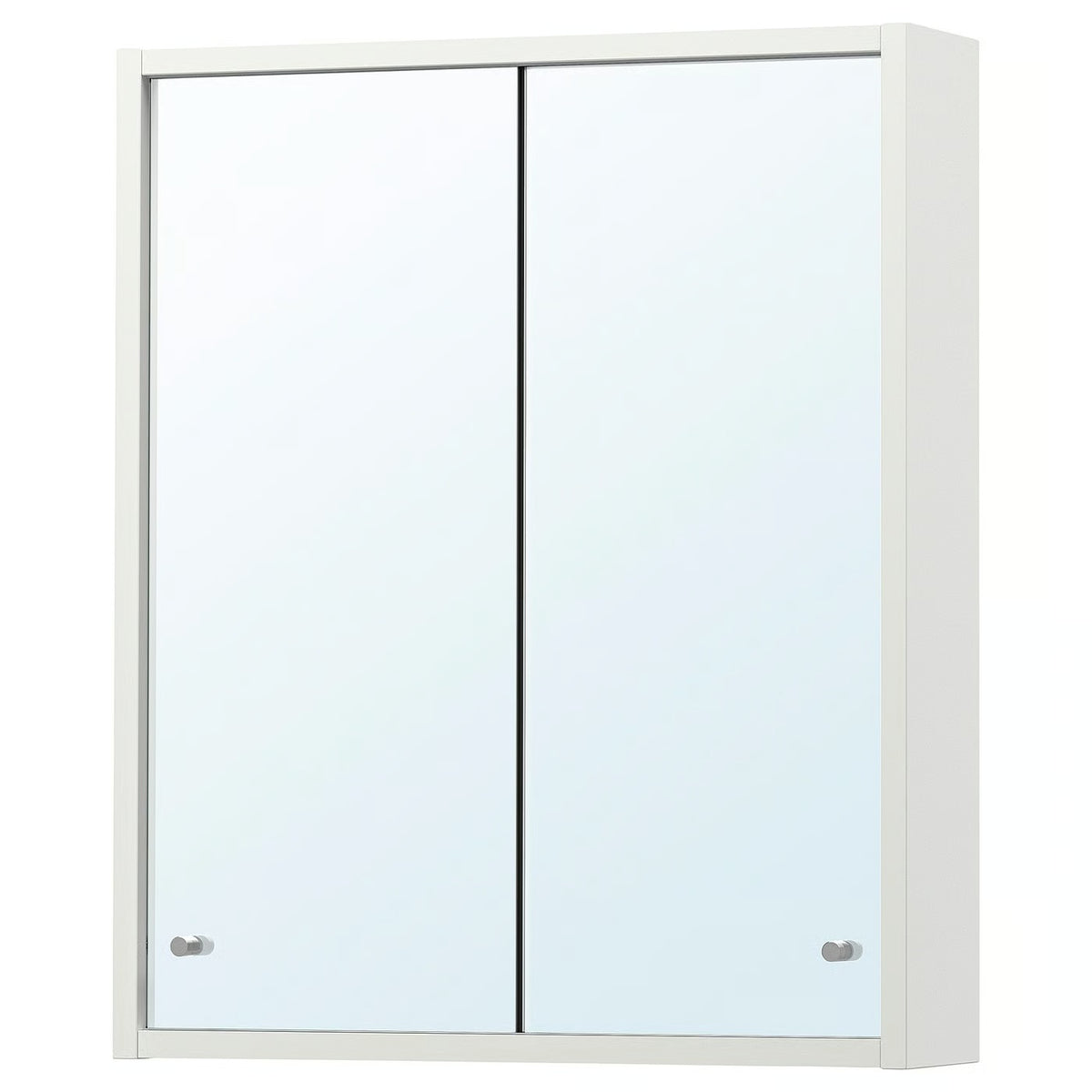 IKEA NYSJÖN Mirror cabinet, white, 50x60 cm (19 5/8x23 5/8 ")