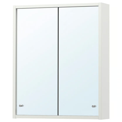 IKEA NYSJÖN Mirror cabinet, white, 50x60 cm (19 5/8x23 5/8 ")
