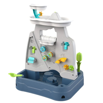 Misting Mountain and Waterfall