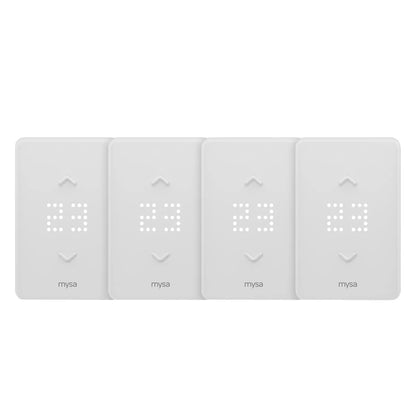Mysa Smart Thermostat LITE for Electric Baseboard Heaters - 4 Pack